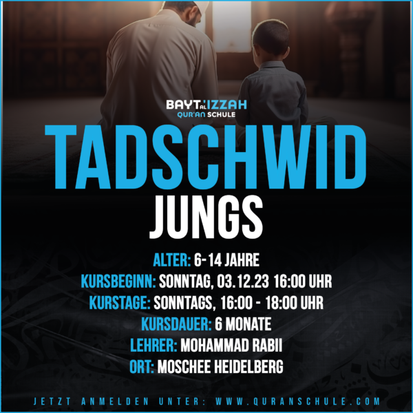 Tadschwīd - Start: 03.12.2023